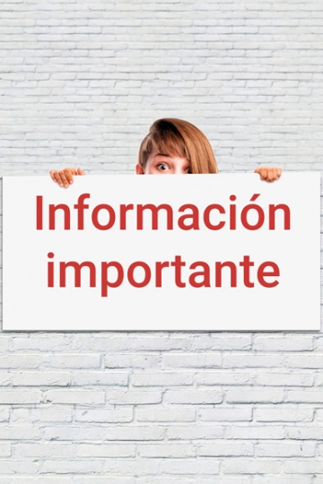 Información importante