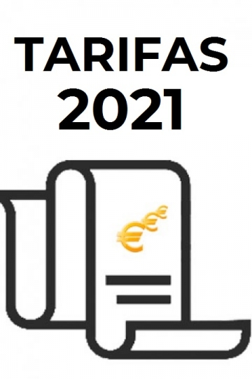Tarifas 2021